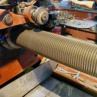 Buy cheap Vee Shaped Stainless Steel Wire Mesh Manufacturing Machine Round Rod product