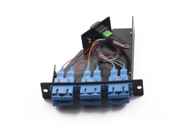 Quality Professional Manufacture MPO Fiber Optic Casette MPO-12 Core SC/UPC Adapter for sale