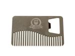 Cool Metal Engraved Beard Comb Bottle Opener,Cool innovative men grooming