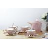 Buy cheap Chinese factory European Vintage Tea Cup Kettle Saucer Set Delicate Bone china Coffee Cup Set from wholesalers