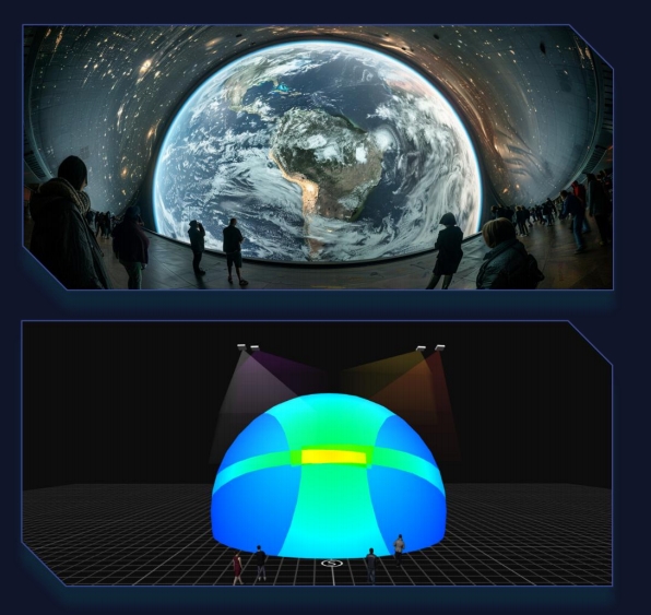 Flyin 4K Multi-Function Distributed Converged Server Projection Equipment for Edge Fusion Dome 3D Mapping Immersive Room