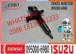 New Diesel Fuel Injector 095000-6980 8-98011604-0 For ISUZU 4JJ1 SH130-8 3.0