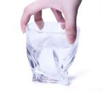 300ml Spiral Old Fashioned Glass Whisky Cups Tumbler ODM