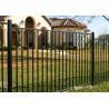Buy cheap CE PVC Coated Flat Top Iron Fence , 4ft High Outdoor Pool Fence from wholesalers