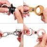 Buy cheap soft Keychain Protective Cover For Apple Airtags Locator Leather Sleeve Tracker Anti Lost Device from wholesalers