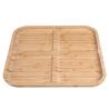Buy cheap Bamboo wooden serving platter fruit snack tray from wholesalers