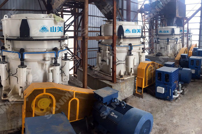 Customized Color Mining Crushing Machine Stable Operation Flexible Adjustment