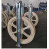 Buy cheap 508 X 75 Mm Three Sheaves Transmission Line MC Nylon Conductor Stringing Pilot Block from wholesalers