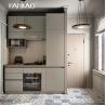 Buy cheap Modern Small Kitchen Cabinets With Single Bowl Sink for Small Room Apartment Design from wholesalers
