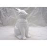 Buy cheap Beautiful Dolomite Rabbit Cookie Jar Gold Printing Ears For Food Container from wholesalers