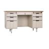 Buy cheap Metal Table 1400mm Wide Steel Executive Desk Electrostatic Fireproof from wholesalers
