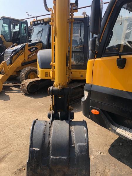 Buy cheap Komatsu Mini PC55MR Used Excavator Machine 0.25m3 Bucket 2015 Year Yellow Color from wholesalers