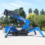 8000KG Heavy Duty Mobile Spider Crane 16m Max. Lifting Height
