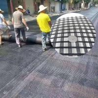Buy cheap Industrial Design Style 100KN Glass Fiber Geogrid Reinforce Driveways Highways product