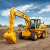 Buy cheap Bucket 0.58cbm XE150WB Wheel Excavator For construction Engine Cummins from wholesalers