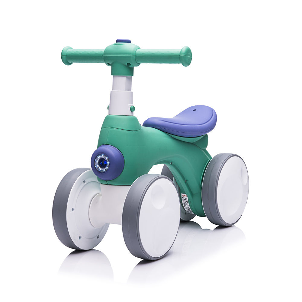 Mini Ride On Car Foot Push Mini Baby Balance Bike for Kids Four Wheels and Plastic