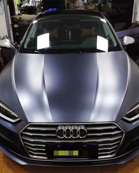 Buy cheap Storm Blue Matte Car Vinyl Wrap Air Release With Removable Acrylic Adhesive from wholesalers