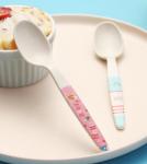 Biodegradable Disposable Bamboo Fiber Spoon Home Eating Small Spoon Portable