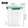 Buy cheap 4.5L Plastic Refrigerator Beverage Dispenser Cold Water Kettle with Faucet from wholesalers