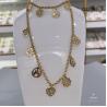Buy cheap Ancient Greek 18k Gold Plated Stainless Steel Necklace With Tassel Large Pendant from wholesalers
