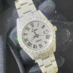 Bust Down Millionaire Moissanite Watch Rolex