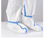 Chemical Industrial Workers Clothing Taped Seam Microporous Coverall with 3