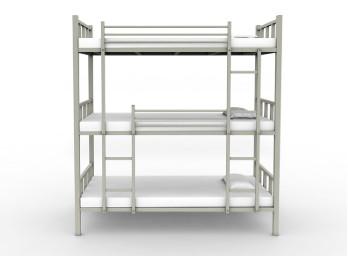 School Furniture Metal Bunk Bed Tribed Large Space Bed Bedroom Frame Heavy Duty