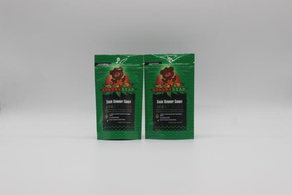 Buy cheap Custom Printed Smell Proof weed Bags 120mircon weed Mylar Bags from wholesalers