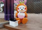 Buy cheap Outdoor Part Shopping Centre Decorations Fiberglass Statue Orange Cartoon from wholesalers