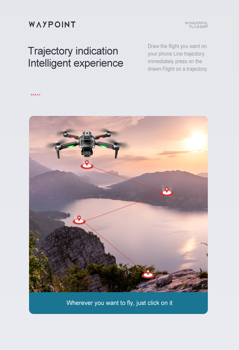 M1s 4k Drone Three Camera Obstacle Avoidance Brushless Foldable Led Navigation Light Optical Flow Hovering Mini Rc Drone
