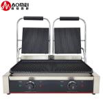 Electric Cast Iron Contact Grill Sandwich And Beef Machine Commercial Food