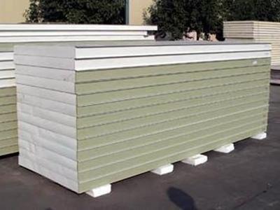 10cm 15cm Polyurethane Sandwich Panel For Refrigeration / Fresh Keeping