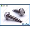 Buy cheap 410 Stainless Steel Self Tek Screws, Passivated, Hex Flange Washer Head from wholesalers