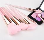 Diamond Glitter Makeup Brush Set Handle Synthetic Private Label