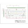 Buy cheap IP65 Vandal - Proof Industrial Metal Keyboard For Internet Kiosk , SS Keyboard from wholesalers