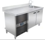280W Workbench Commercial Restaurant Refrigerator CFC Free Refrigerant
