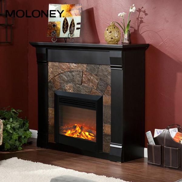 Buy cheap 690mm Wall Mounted Electric Fireplace With Mantel Single / Mutil-Color from wholesalers