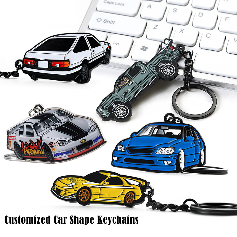 Zinc Alloy Metal Keychain Custom 2d 3D Cartoon Animal Anime Enamel Keyring