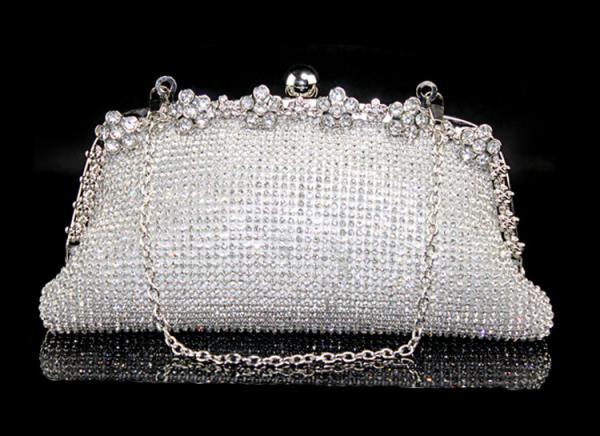 Buy cheap Classic full crystal rhinestone clutch dinner evening lady bride bridesmaid diamond-encrusted dinner clutch bags from wholesalers