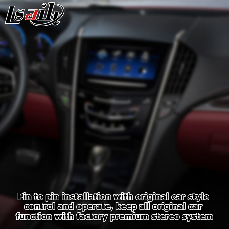Wireless carplay Android auto navigation box video interface for Cadillac ATS video