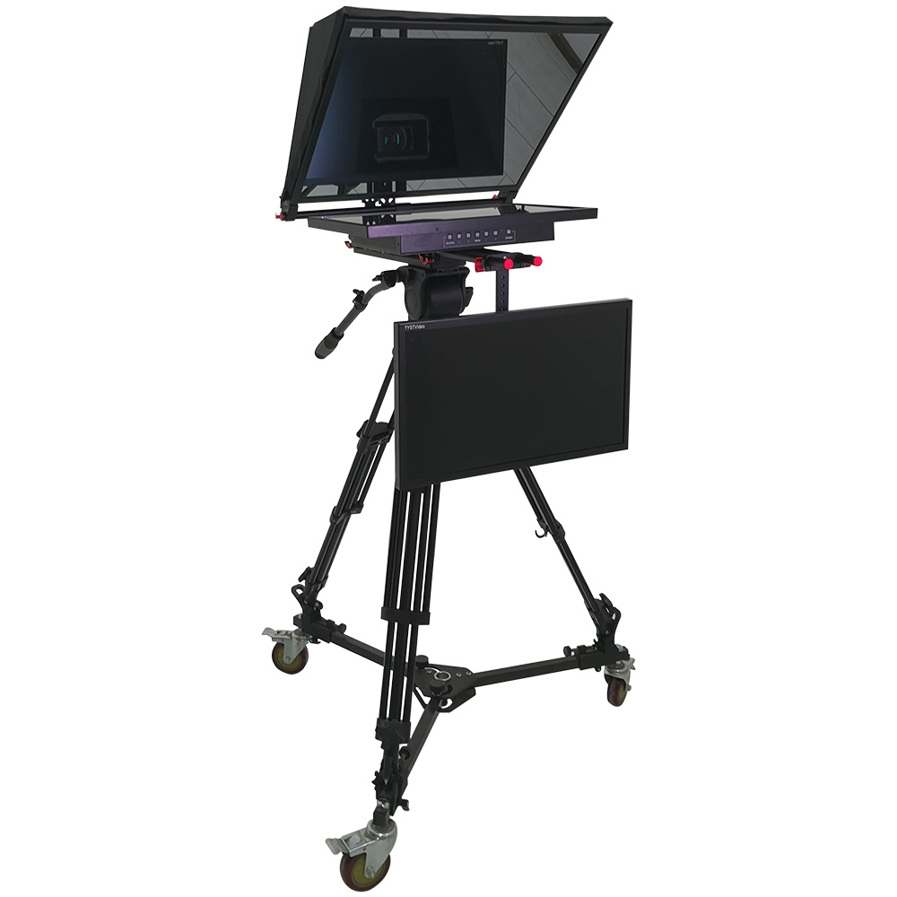 Windows 7 Supported TYSTVideo Radio Broadcast Equipment 24 inch Monitor Teleprompter