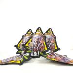 Colorful Painting Special Shape Bag 3.5g Pack Irregular Smell Proof Custom Die