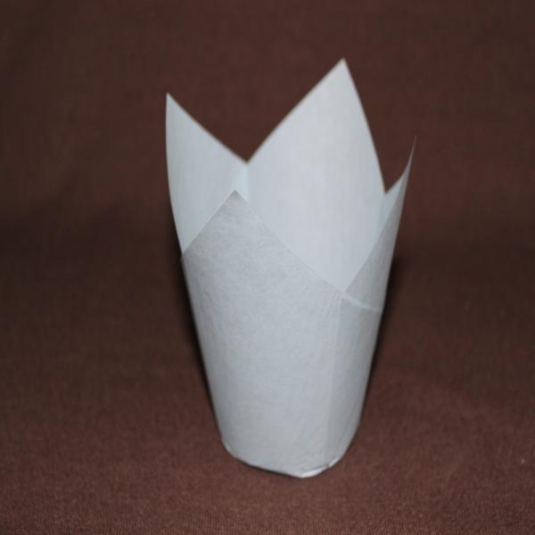 Buy cheap Pure White Color baking tulip cup from wholesalers