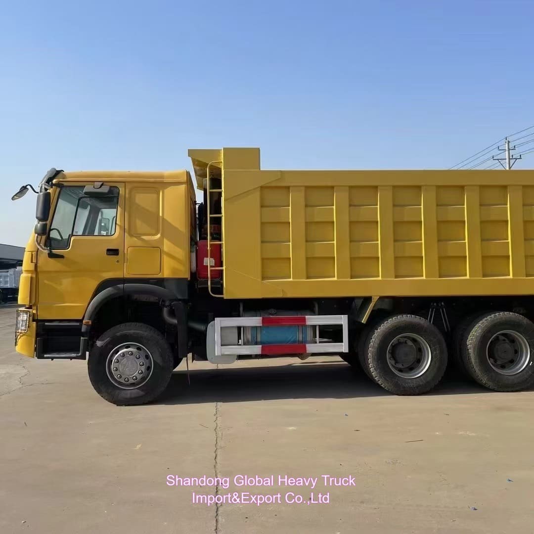 High Quality Used Tipper Truck HOWO 375 Dump Truck 6*4 Manual Transmission Type