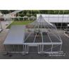 Buy cheap Outside High Peak Tents With Transparent PVC Cover Customized Size from wholesalers