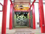 Deep Dish Alloys Rims Shot Blasting Machine Sa 2.5~3.0