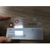 Buy cheap 85.6x54x0.5mm PVC Clear Business Member Cards With Color Printing from wholesalers