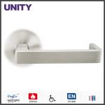 Stainless Steel Fire Door Lever Handle EN1906 and EN1634 Satin Finish