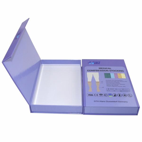 Buy cheap Recycled Art Paper Packaging Paper Box For Medical Compression Socking from wholesalers