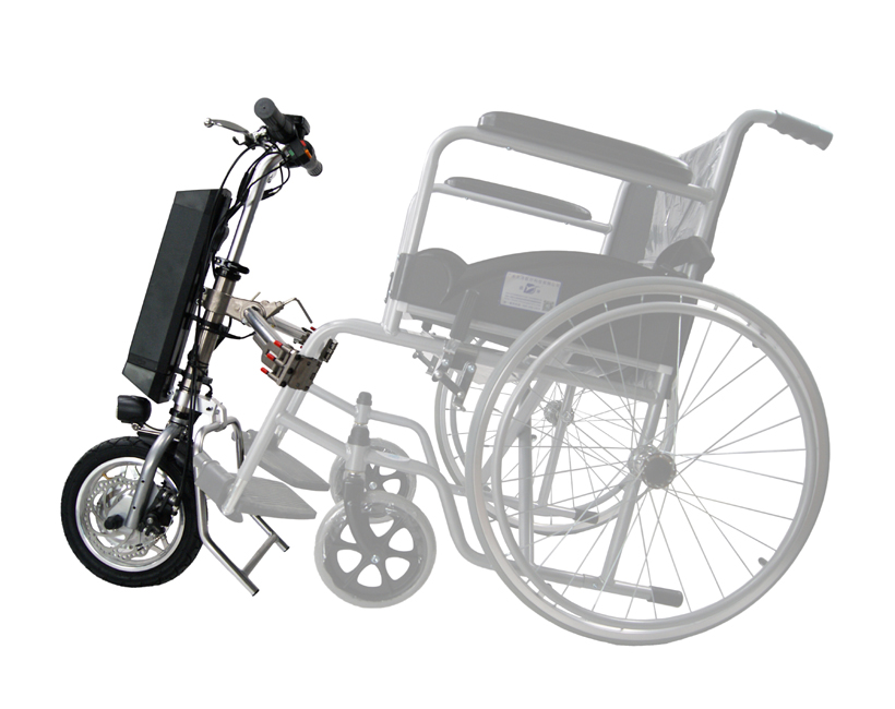 250W / 350W Electric Wheelchair Wheel With Aluminium Alloy Frame LCD Display